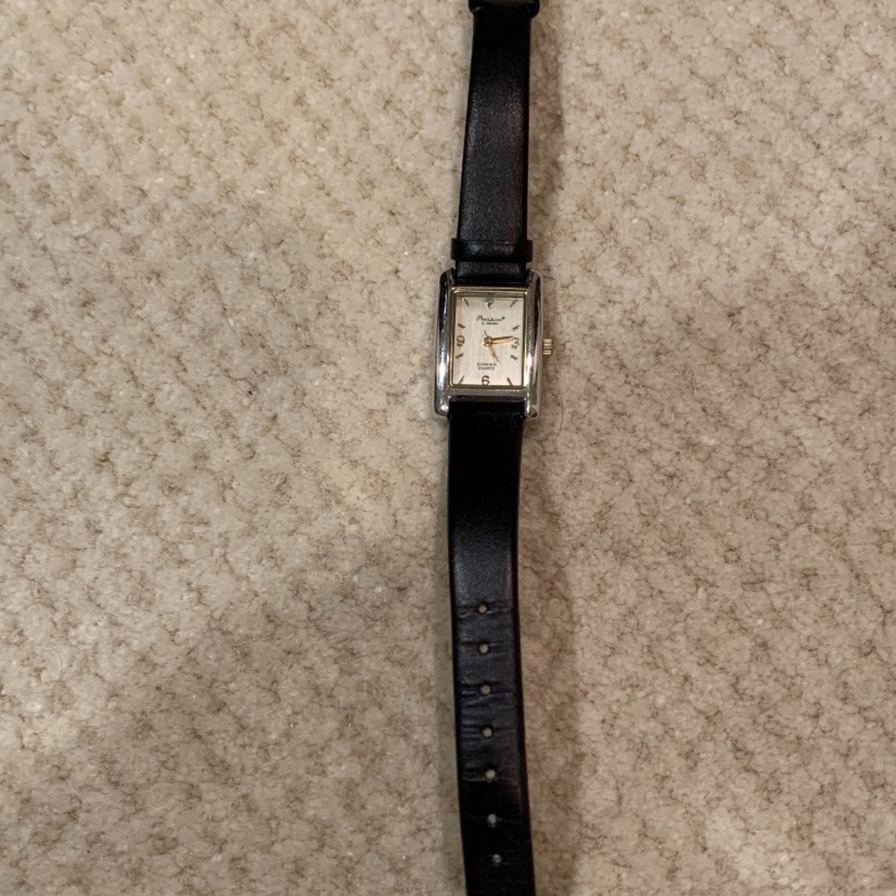 Gruen Precision Diamond Quartz Rectangular Watch - image 2